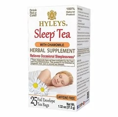 Bylinný čaj Pro podporu spánku - Sleep Tea Herbal Supplement Chamomile HYLEYS 25x1,5g