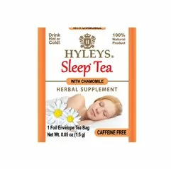 Bylinný čaj Pro podporu spánku - Sleep Tea Herbal Supplement Chamomile HYLEYS 25x1,5g