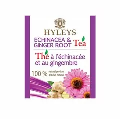 Zelený čaj - Green Echinacea & Ginger Root HYLEYS 25x1,5g