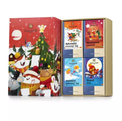 Dárková kazeta čajová – Kouzelné Vánoce BIO SONNENTOR 4 x 18 sáčků