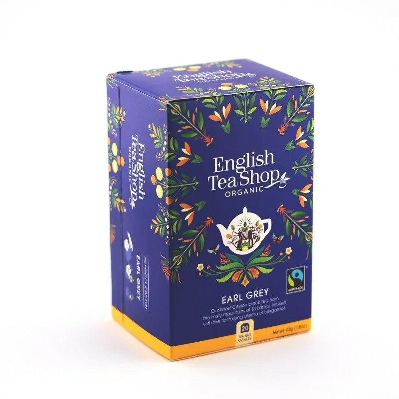 Černý čaj Earl Grey Mandala BIO English Tea Shop 20 sáčků