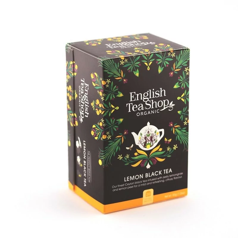 Černý čaj s citronem Mandala BIO English Tea Shop 20 sáčků
