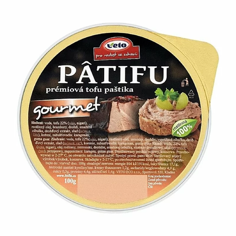 Patifu Paštika tofu GOURMET 100 g