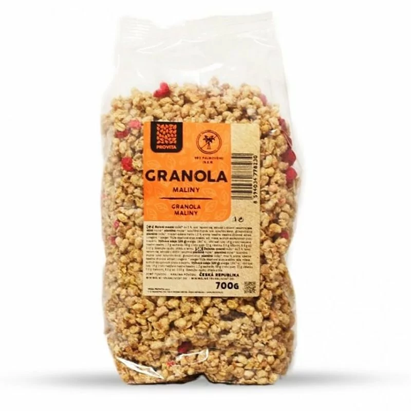 Granola malina Provita 700 g - Minimální trvanlivost do 30.06.2023