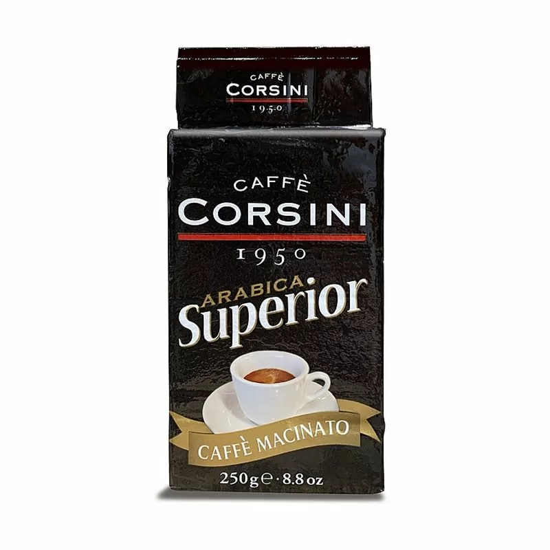 Corsini Superior Arabica mletá káva 250 g