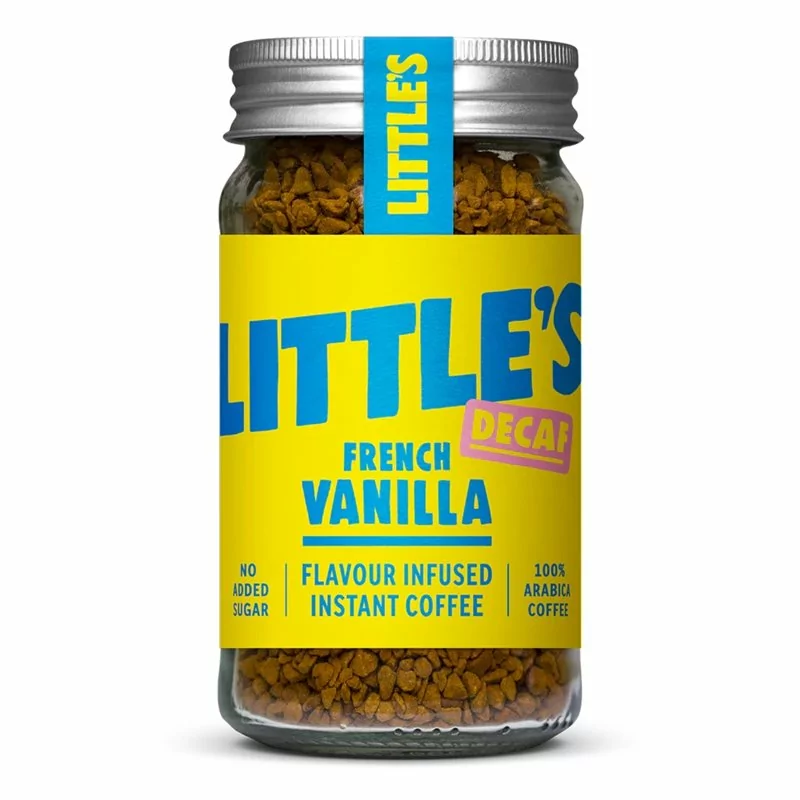 Instantní bezkofeinová káva s příchutí vanilky - French Vanilla coffee Little's 50 g