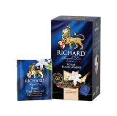 Černý čaj - RICHARD Royal Black Jasmine 25 sáčků