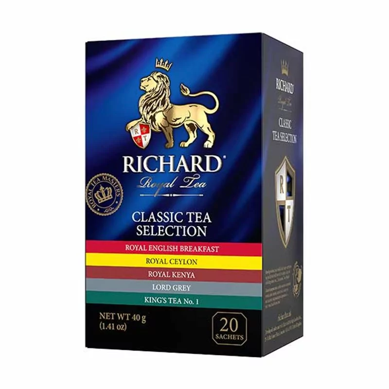 Černý čaj - RICHARD Classic Tea Selection 25 sáčků