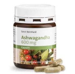 Ashwagandha Indický ženšen 600 mg - 15 mg withanolidů 60 kapslí - posvátná bylina