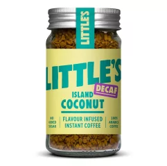 Instantní bezkofeinová káva s příchutí kokosu - Island Coconut Coffee Little's 50 g