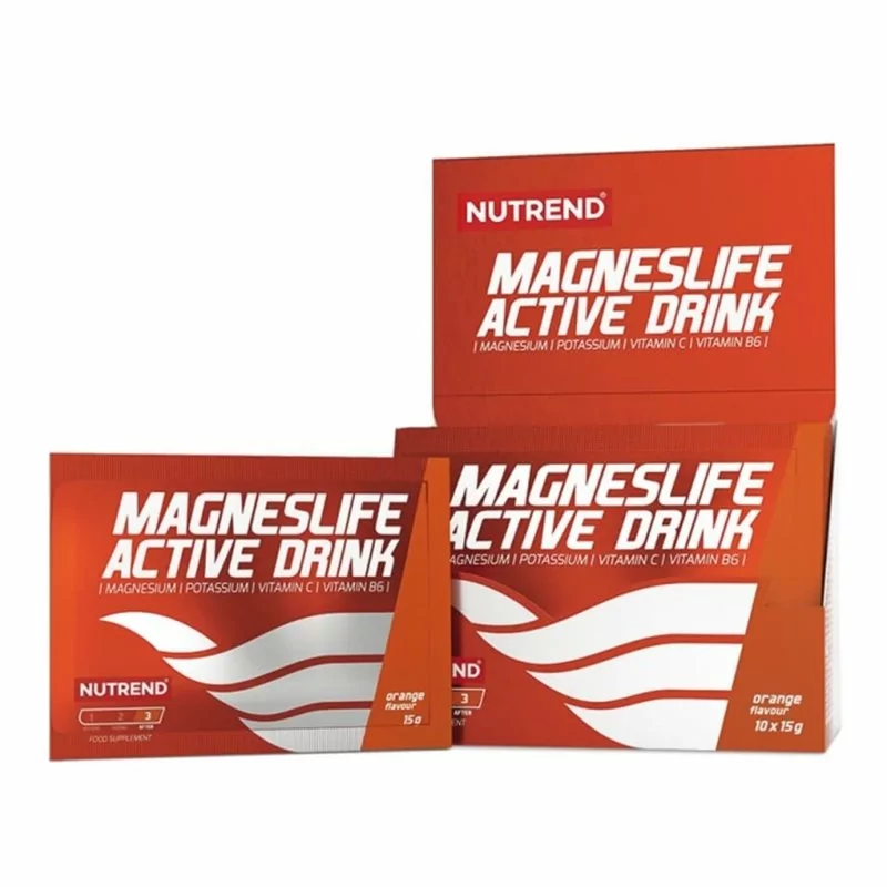 Nutrend MagnesLife Active Drink pomeranč 10 x 15 g