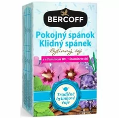 Bercoff KLIDNÝ SPÁNEK bylinný čaj s vitamínem B6 30 g 20 sáčků