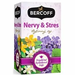 Bercoff NERVY & STRES bylinný čaj 30 g 20 sáčků