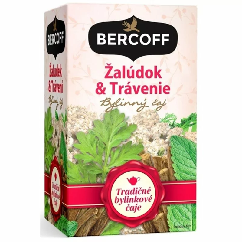Bercoff ŽALUDEK & TRÁVENÍ bylinný čaj 30 g 20 sáčků
