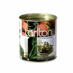 Zelený čaj sypaný - TARLTON Green Strawberry dóza 100 g