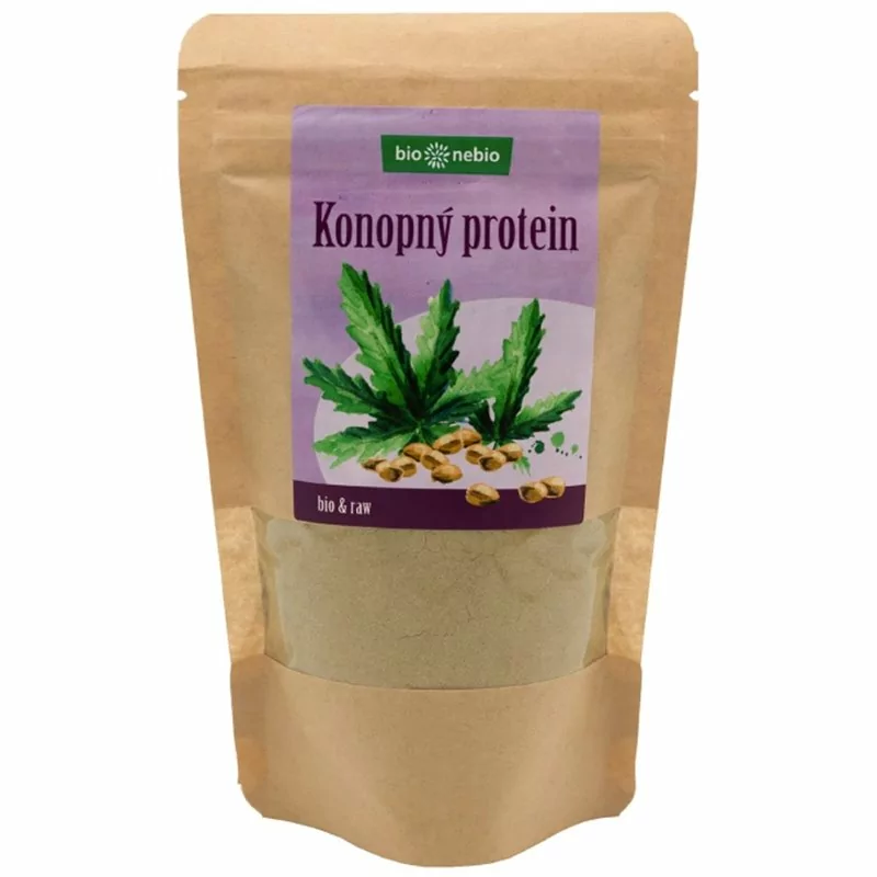 Bio konopný protein bio*nebio 150 g - Minimální trvanlivost do 15.04.2023