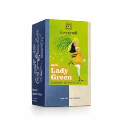 BIO Svěží Lady Green ochucený zelený čaj SONNENTOR 27 g / 18 sáčků