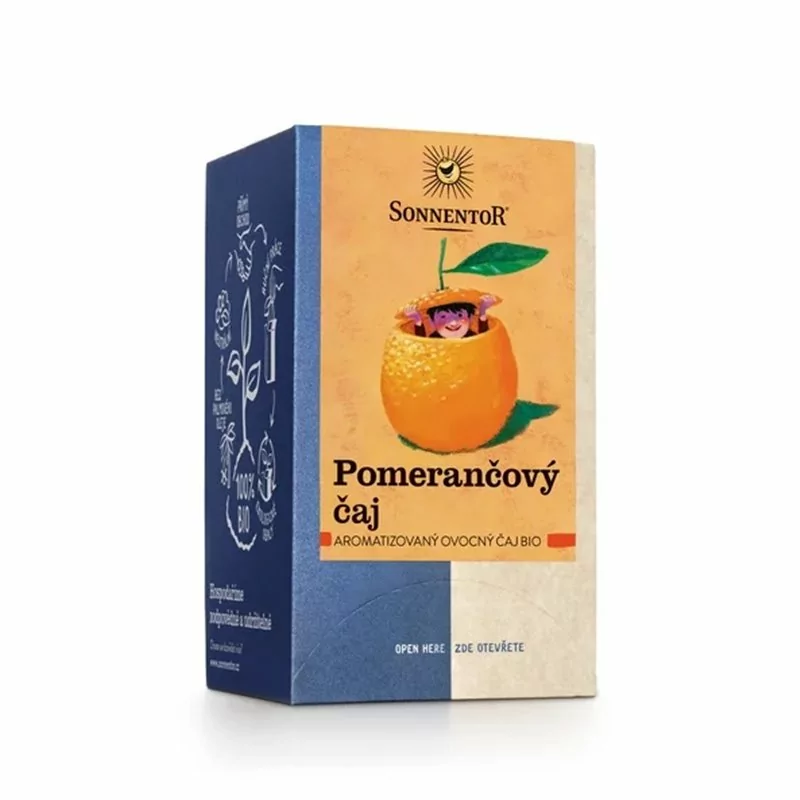 BIO ovocný pomerančový čaj SONNENTOR 32,4 g / 18 sáčků