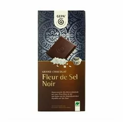 BIO Hořká čokoláda Fleur de Sel 70% GEPA 100 g