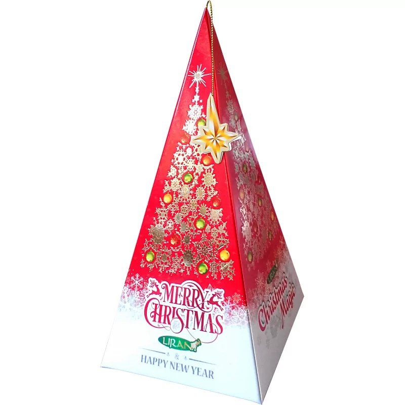 Vánoční stromeček CHRISTMAS MAGIC zelený čaj LIRAN 20x2g