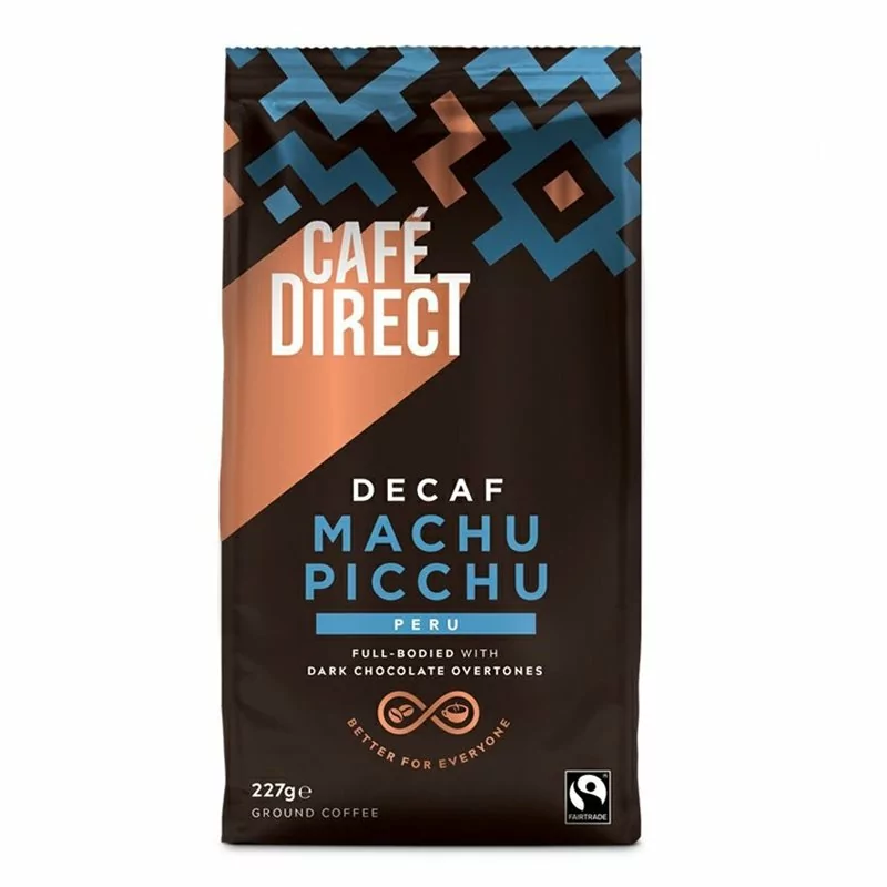 Machu Picchu výběrová káva SCA 82 mletá bez kofeinu 227 g