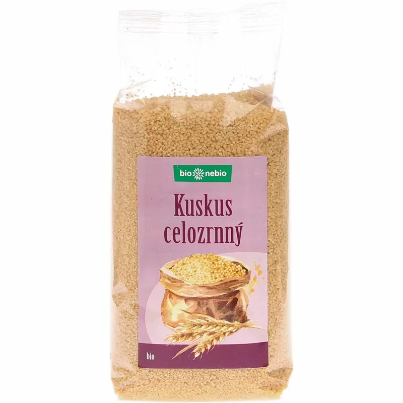 Bio kuskus celozrnný bio*nebio 500 g - MInimální trvanlivost do 24.11.2023