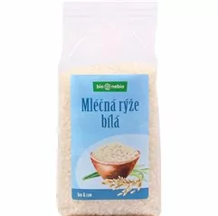 Bio rýže mléčná bílá bio*nebio 500 g - Minimální trvanlivost do 28.01.2024