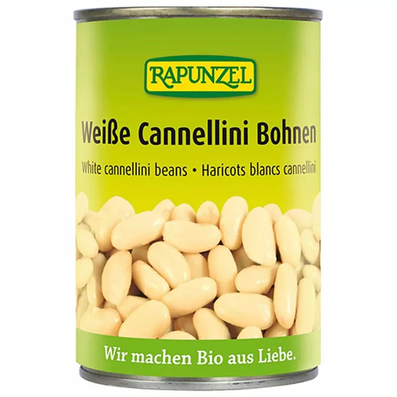 Bio bílé fazole sterilované RAPUNZEL 400 g