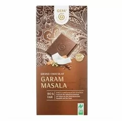 BIO Gepa Mléčná čokoláda Garam Masala 100 g