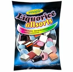 Mix lékořicových bonbonů - Liquorice allsorts 400 g