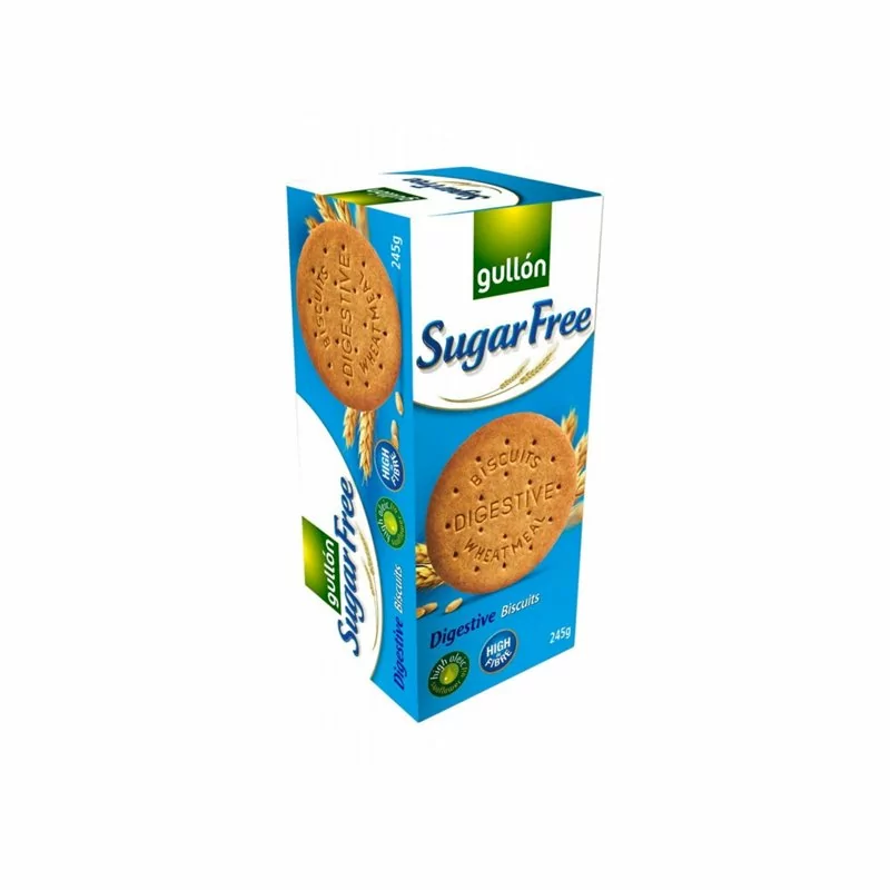 Gullón Digestive - celozrnné sušenky bez cukru, se sladidly 245 g