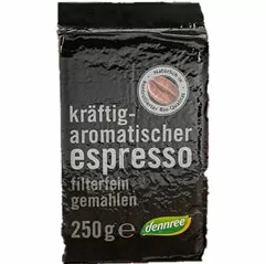 BIO Deenree Espresso káva jemně mletá 250 g