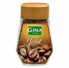 Instantní káva ve skle GINA Gold 200 g