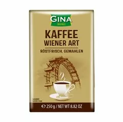 Vídeňská káva mletá GINA 250 g