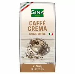 Zrnková káva Crema GINA 1 kg