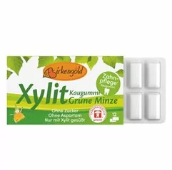 Birkengold Xylitolové žvýkačky Spearmint 17 g
