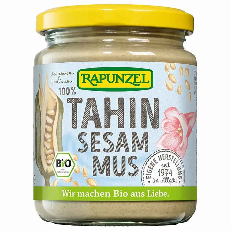 Bio tahini: 100% sezamová pasta RAPUNZEL 250 g