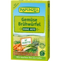 Bio zeleninový vývar bez droždí v kostce RAPUNZEL 8 ks