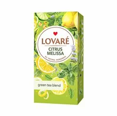 Lovaré Citrus Melissa, zelený čaj 24 sáčků