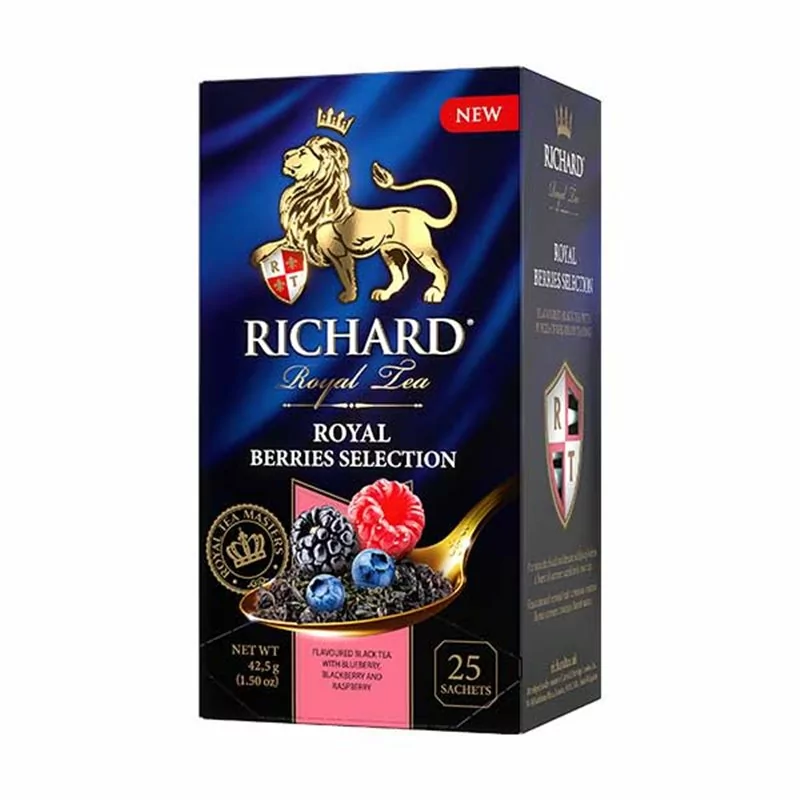RICHARD Royal Berries Selection černý čaj 25 sáčků