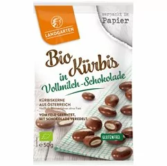 BIO Landgarten Dýňová semínka v mléčné čokoládě 50 g