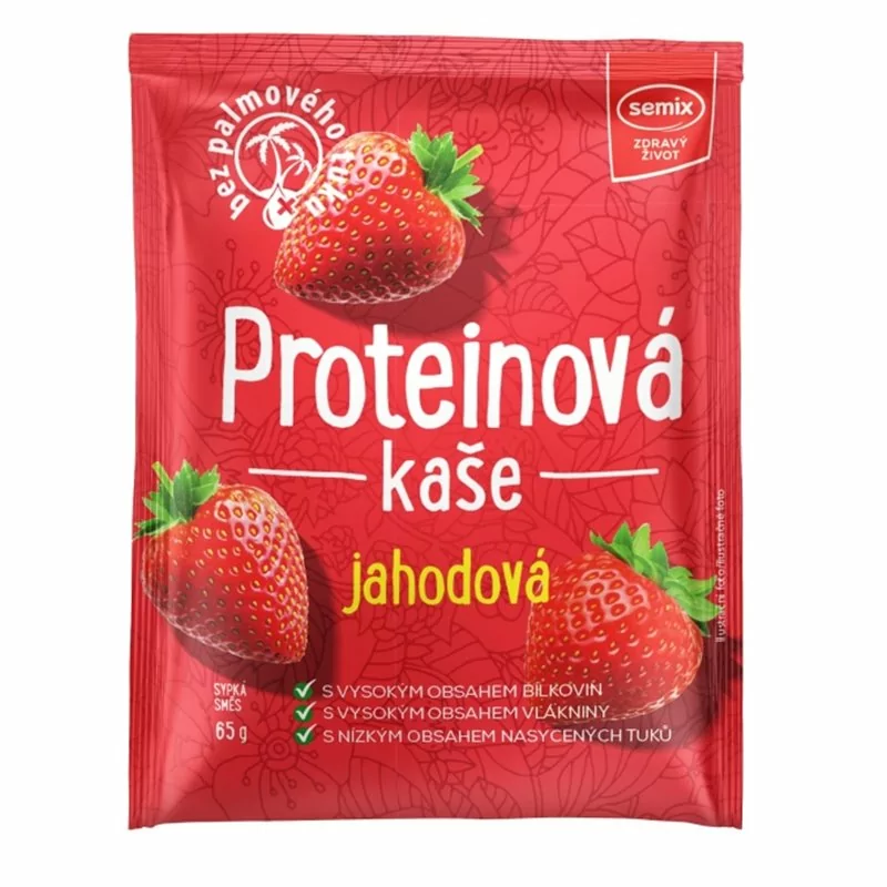 Semix Proteinová kaše jahodová 65 g