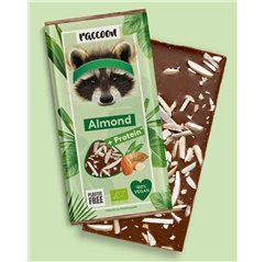 BIO Raccoon Proteinová čokoláda mandle 40 g