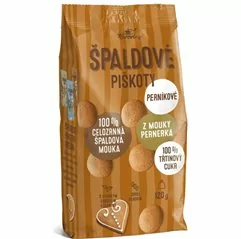 NOVINKA Piškoty špaldové perníkové 120 g