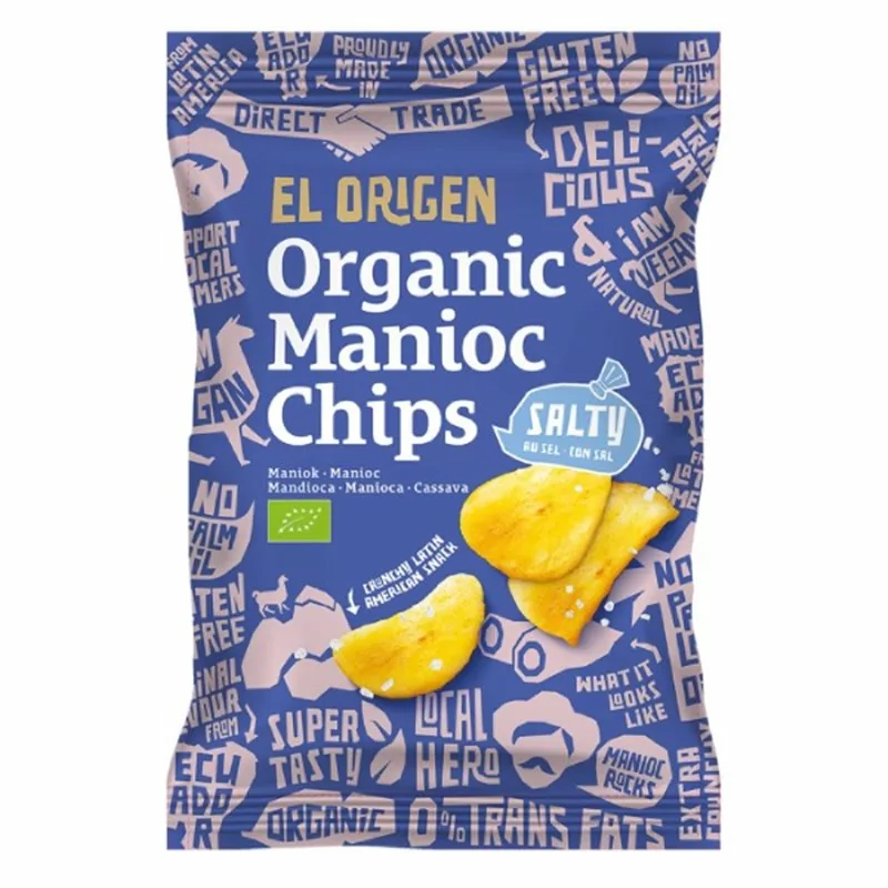 BIO El Origen Maniokové chipsy 60 g