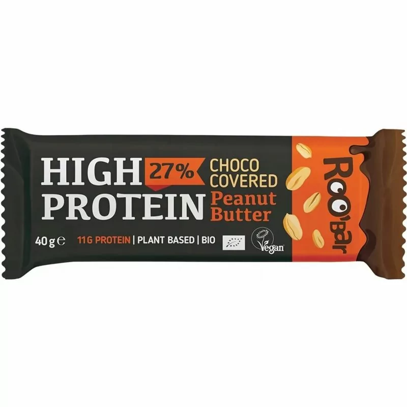 BIO Roo'bar Proteinová tyčinka s arašídy 40 g