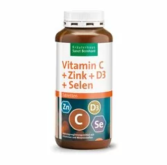 Vitamin C + Zinek + D3 + Selen 365 tablet