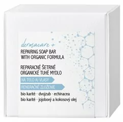 DERMACARE+ Reparační organické tuhé mýdlo pro účinnou relipidaci 150 g