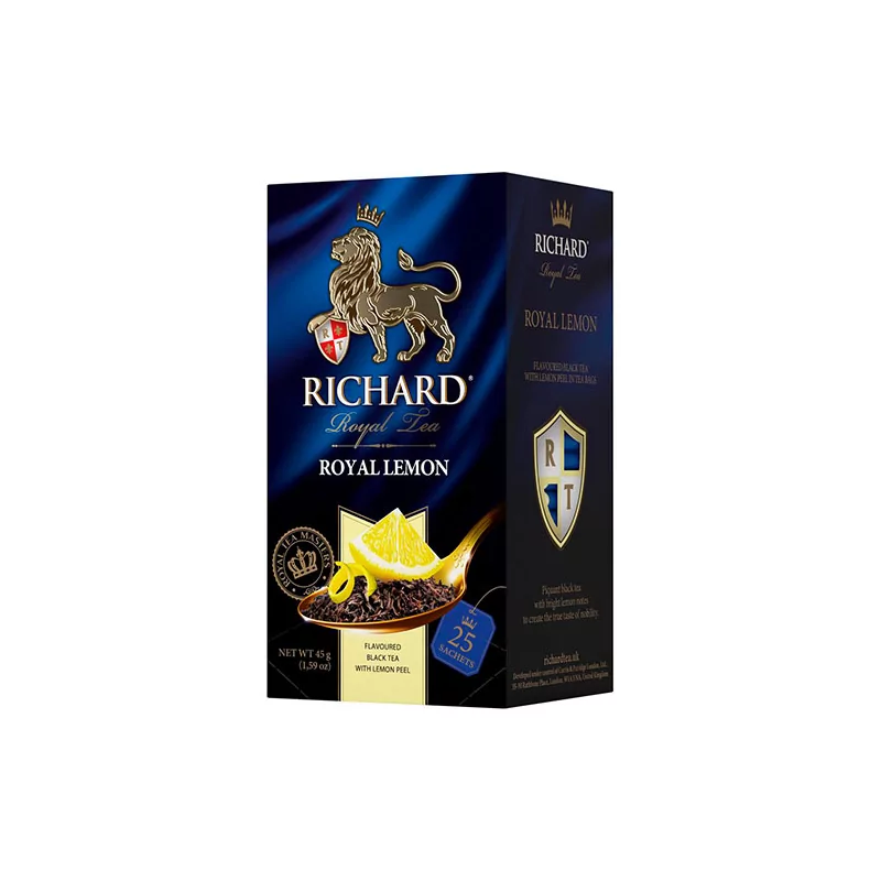 Černý čaj - Royal Lemon Richard 25 sáčků