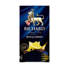 Černý čaj - Royal Lemon Richard 25 sáčků